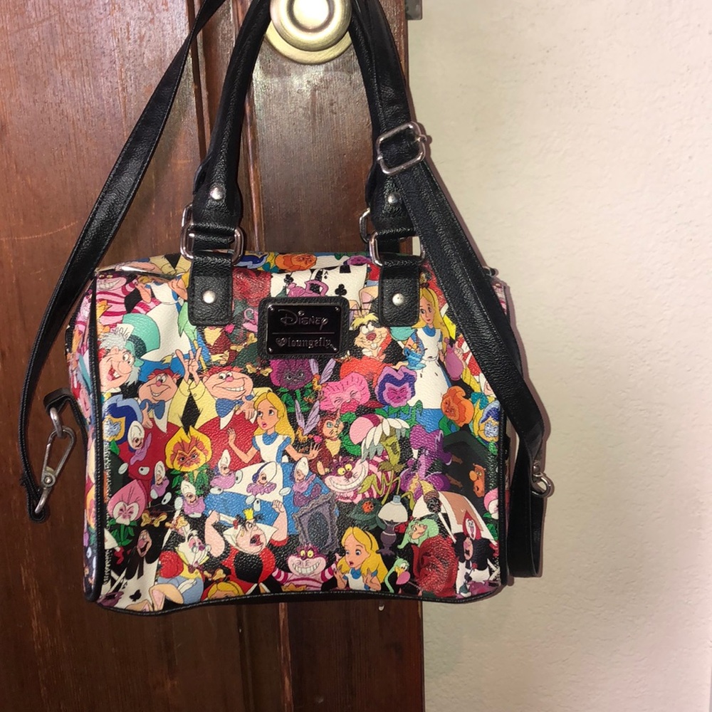 Alice in wonderland loungefly handbag